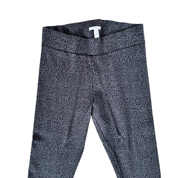 Daily Ritual Gray Leopard Print Legging Pant Size Large - Picture 3 of 6